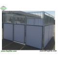 Good quality temporary stables for horse used on horse farm